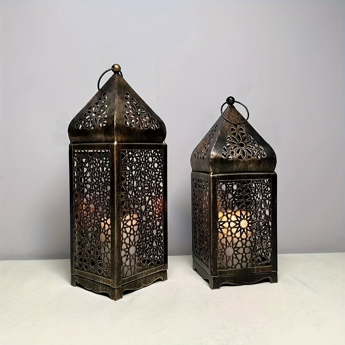 Distressed Candle Portable Lamp Atmosphere Decoration Ornaments